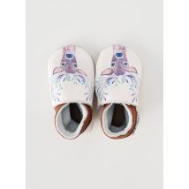 INCH BLUE - Chaussons/Pantoufles blanc en cuir - Fille - Taille TU - Modz