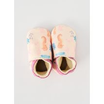 INCH BLUE - Chaussons/Pantoufles beige en cuir - Fille - Taille TU - Modz