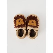 INCH BLUE - Chaussons/Pantoufles beige en cuir - Garçon - Taille TU - Modz