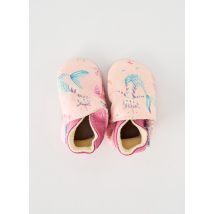 INCH BLUE - Chaussons/Pantoufles rose en cuir - Fille - Taille TU - Modz