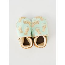 INCH BLUE - Chaussons/Pantoufles bleu en cuir - Garçon - Taille TU - Modz