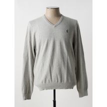 VICOMTEA - Pull gris en coton - Homme - Taille XXL - Modz