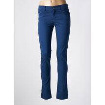 FLAIR - Pantalon slim bleu en coton - Femme - Taille 36 - Modz