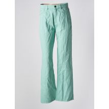 ONLY - Pantalon flare vert en coton - Femme - Taille TU - Modz