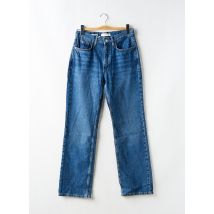 MANGO - Jeans coupe droite bleu en coton - Femme - Taille 36 - Modz