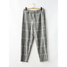OBJECT - Pantalon 7/8 gris en polyester - Femme - Taille 38 - Modz