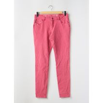 S.OLIVER - Jeans coupe slim rose en coton - Femme - Taille 42 - Modz
