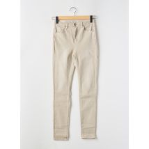 TOXIK3 - Jeans coupe slim beige en coton - Femme - Taille 36 - Modz