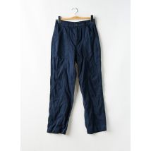 CEMI BY CÉLINE - Pantalon droit bleu en coton - Femme - Taille 34 - Modz