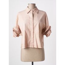 ANGELA DAVIS - Chemisier rose en coton - Femme - Taille 36 - Modz
