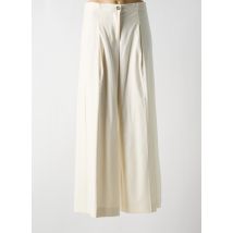 DIANA GALLESI - Pantalon large blanc en polyester - Femme - Taille 42 - Modz