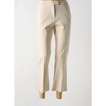 ANGELA DAVIS - Pantalon 7/8 beige en viscose - Femme - Taille 42 - Modz
