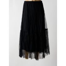 ANGELA DAVIS - Jupe longue noir en polyester - Femme - Taille 36 - Modz