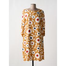 ZYGA - Robe mi-longue orange en viscose - Femme - Taille 36 - Modz