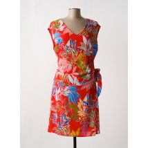 SIGNE NATURE - Robe mi-longue rouge en polyester - Femme - Taille 44 - Modz