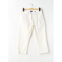 GANT - Pantacourt blanc en coton - Femme - Taille 42 - Modz