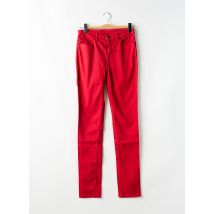 EMPORIO ARMANI - Pantalon slim rouge en lyocell - Femme - Taille W28 - Modz