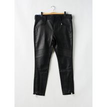RALPH LAUREN - Pantalon slim noir en cuir d'agneau - Femme - Taille W32 - Modz