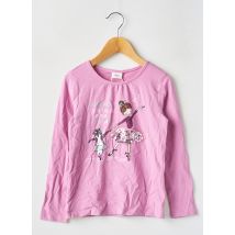 S.OLIVER - T-shirt rose en coton - Fille - Taille TU - Modz