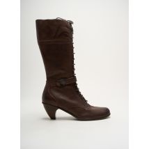 DKODE - Bottes marron en cuir - Femme - Taille 39 - Modz