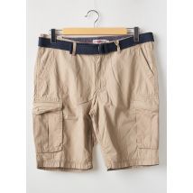 PETROL INDUSTRIES - Bermuda marron en coton - Femme - Taille 40 - Modz