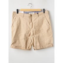PRIVATE BLUE - Bermuda beige en coton - Femme - Taille 42 - Modz
