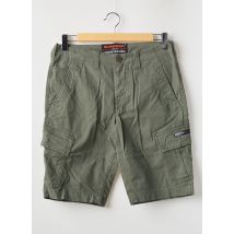 SUPERDRY - Bermuda vert en coton - Homme - Taille W32 - Modz