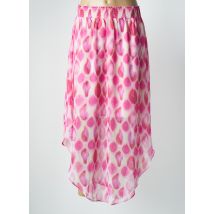 LES P'TITES BOMBES - Jupe longue rose en polyester - Femme - Taille 40 - Modz