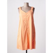 CAFE NOIR - Robe courte orange en lyocell - Femme - Taille 38 - Modz
