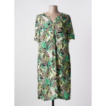 RABE - Robe mi-longue vert en viscose - Femme - Taille 48 - Modz