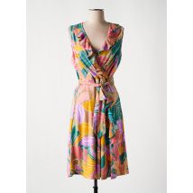 K-DESIGN - Robe mi-longue rose en polyester - Femme - Taille 42 - Modz