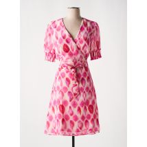 LPB - Robe mi-longue rose en polyester - Femme - Taille 42 - Modz