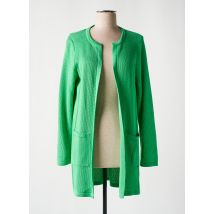 RABE - Gilet manches longues vert en coton - Femme - Taille 44 - Modz