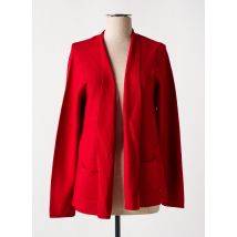 RABE - Gilet manches longues rouge en coton - Femme - Taille 44 - Modz