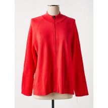 RABE - Gilet manches longues rouge en coton - Femme - Taille 46 - Modz