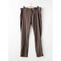 BRUCE & BUTLER - Pantalon chino marron en polyester - Homme - Taille TU - Modz
