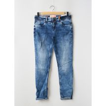 STREET ONE - Jeans coupe slim bleu en coton - Femme - Taille TU - Modz