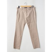GUESS - Pantalon chino beige en coton - Homme - Taille TU - Modz