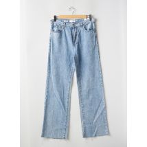 MNG - Jeans coupe large bleu en coton - Femme - Taille 42 - Modz
