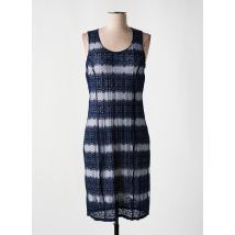 GREGORY PAT - Robe mi-longue bleu en polyester - Femme - Taille 38 - Modz