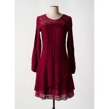 COLINE - Robe courte rouge en viscose - Femme - Taille 36 - Modz