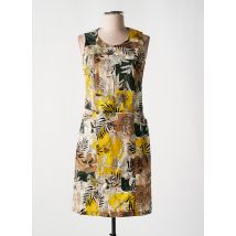 MERI & ESCA - Robe mi-longue marron en coton - Femme - Taille 36 - Modz