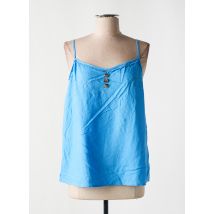 COLINE - Top bleu en lin - Femme - Taille 38 - Modz
