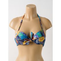 COLLINE - Haut de maillot de bain bleu en polyamide - Femme - Taille 36 - Modz