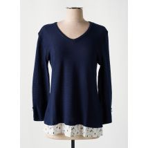 GRIFFON - T-shirt bleu en acrylique - Femme - Taille 42 - Modz