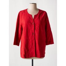 GRIFFON - Veste casual rouge en viscose - Femme - Taille 42 - Modz