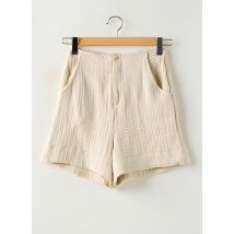 YUGEN - Short beige en coton - Femme - Taille 34 - Modz