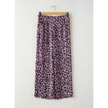 BELLITA - Pantalon large violet en polyester - Femme - Taille 40 - Modz