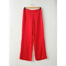 VILA - Pantalon large rouge en polyester - Femme - Taille 42 - Modz