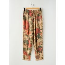 KOCCA - Pantalon droit beige en viscose - Femme - Taille 42 - Modz